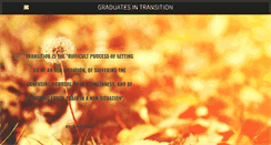 Desktop Screenshot of graduatesintransition.com